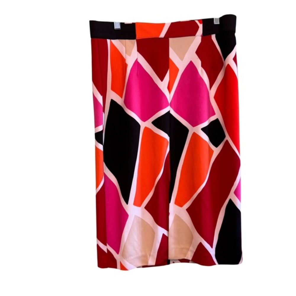 Worthington Womens Geometric Mod‎ Abstract Pencil Skirt Multi-Color 16